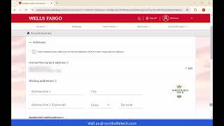 How to Add New Mailing Address on Wells Fargo