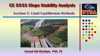 Slope Stability Analysis: Limit Equilibrium Methods