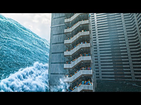 Suddenly All Ice on Earth Melts in Seconds, Causing Enormous Waves That End Humanity