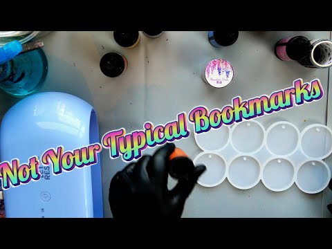 Not Your Typical Bookmarks/ Lightwish Glitter UV Resin/ EP 213