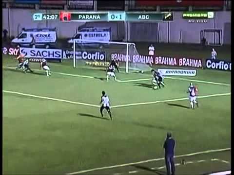 Os Gols de Paraná 1 x 2 ABC   Pela 34º do Brasileiro Serie B 2012