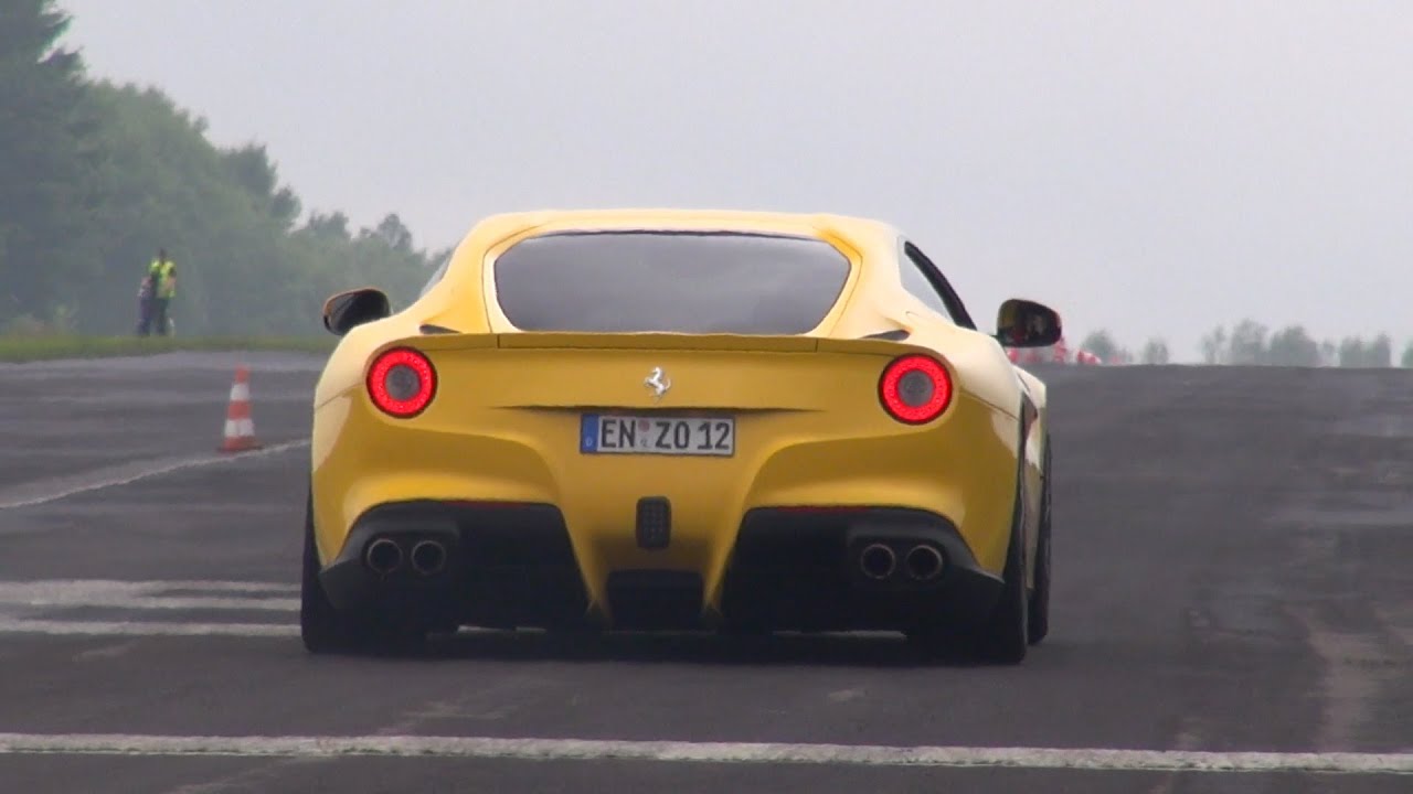 740HP Ferrari F12berlinetta - Start up, Revs, Flatout Accelerations!