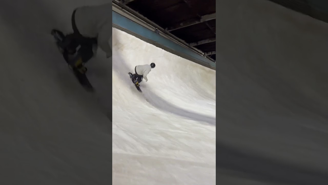 ハーフパイプ 2ndにて遊んでみた🌀  #snowboarding #snow #スノーボード男子 #スロープスタイル #ハーフパイプ #shorts #fyp