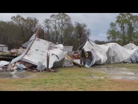 Watch: Possible Tornado Strikes Mobile Home Park In Atmore, Alabama