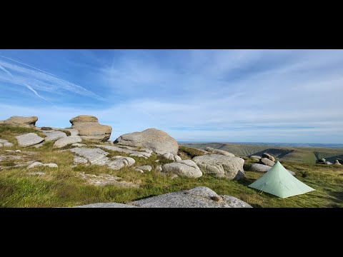 Kinder Scout hike and wild camp, July 2022