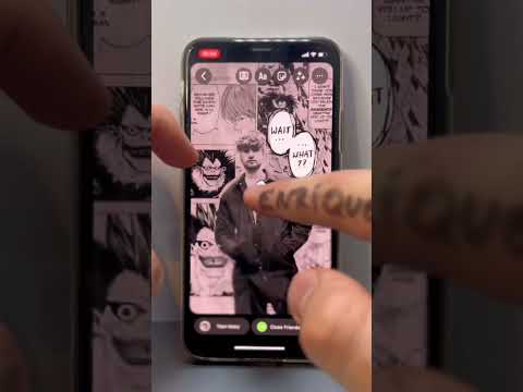 👒ANIME STYLE👒 Instagram Story in #shorts by enriquestory