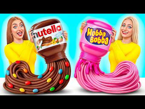 Bubble Gum vs Chocolate Food Challenge | Kitchen Battle with Food by Multi DO Challenge