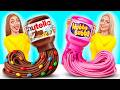 Bubble Gum Vs Chocolate Food Challenge Kitchen Battle With Food By Multi DO Challenge