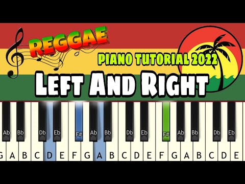 Charlie Puth - Left and Right | Reggae EASY Piano Tutorial 2022
