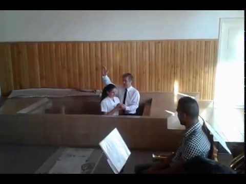 Pascaru Adina botez în Biserica adventistă Pietriș