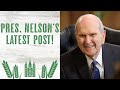 President Russell M. Nelson's LATEST POST! This is Crazy