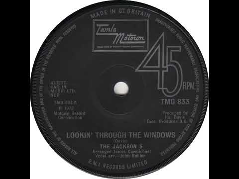 UK New Entry 1972 (215) The Jackson 5 - Lookin' Through The Windows