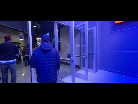 Jets vs. Stars 11/2/21 Walking in the concourse to our seats