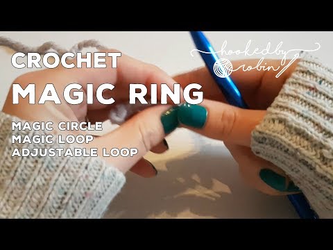 How to Crochet a Magic Ring / Magic Circle