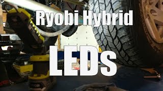 Ryobi 18-Volt Hybrid LED Project Light P790 & Color Range Flood P795
