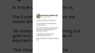 Most Americans Don’t Know This Gold & Silver Clause Exists