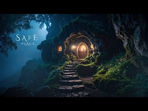 SAFE PLACE | Ethereal Meditative Ambient Music with Rain - Deep Soothing Soundscape for Relaxation