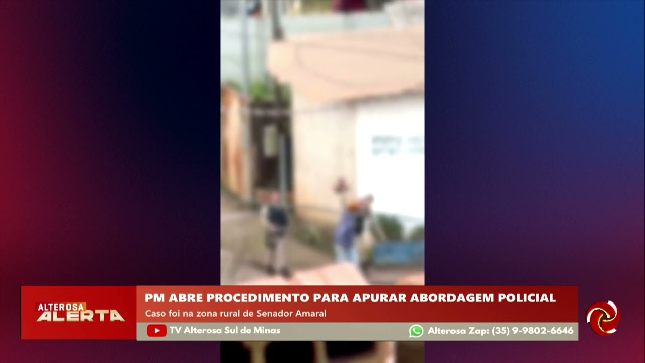 Flagrante: PM apura abordagem na zona rural de Senador Amaral