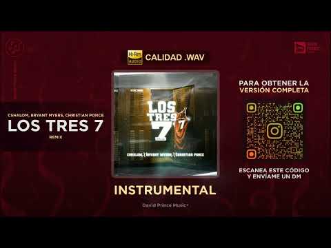 Bryant Myers, Cshalon, Christian Ponce - Los Tres 7 Remix 🎶 INSTRUMENTAL (By David Prince Music)