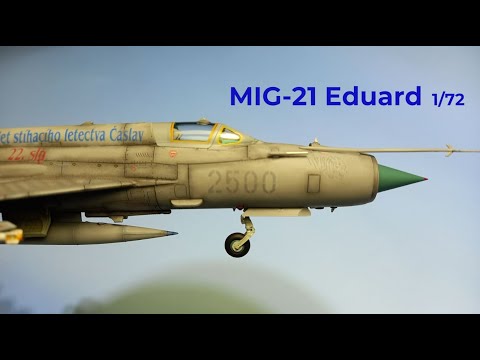 Eduard MIG 21 MFN CZECH 1/72 Build 에듀어드 미그21 전투기 프라모델 조립 제작