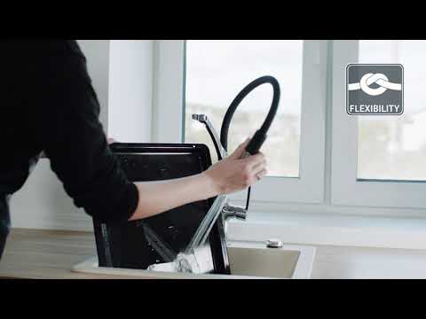 Миниатюра изображения товара Смеситель Rubineta Ultima-50 (BK/RG) / UL500638