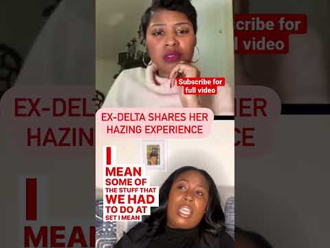 Delta Hazing Story - “They SPIT on Me”