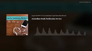 Australian Death Notification Service