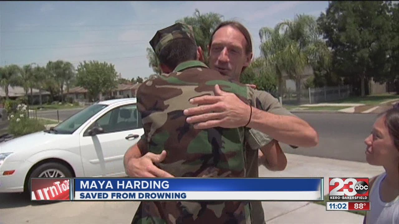 Young Marine Reunites With Girl He Helped Rescue