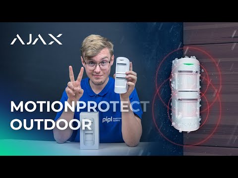 Ajax MotionProtect Plus baltas detektorius video