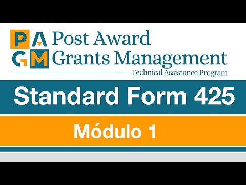 Standard Form 425 Module 1