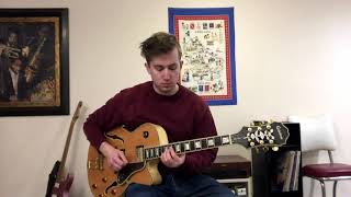 Solo jazz guitar, "The Days of Wine and Roses"