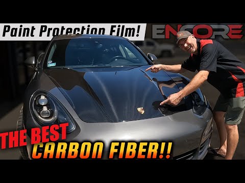 WOW!! Carbon Fiber PPF Installation on a Hood | Porsche Panamera Carbon Fiber Hood