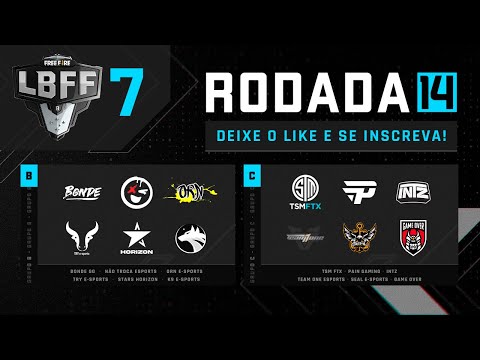 LBFF 7 Série B - Rodada 14 - Grupos B e C | Free Fire