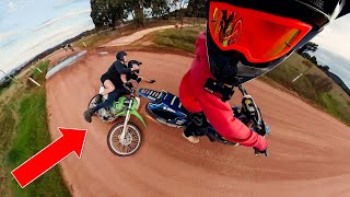 Motorcycle collision goes wrong…