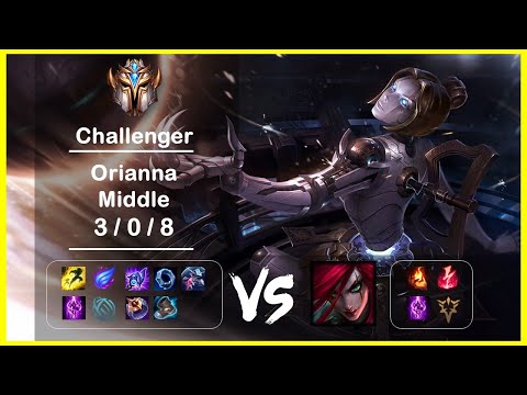 KR Challenger Replays Middle Orianna vs Katarina Ep.2855