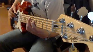 Video thumbnail for Sound Sample for Squier Vintage Modified Precision Bass V by ProfessorOnBass