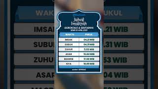 Jadwal Salat dan Imsakiyah Wilayah Gorontalo dan Sekitarnya, Senin 10 April 2023