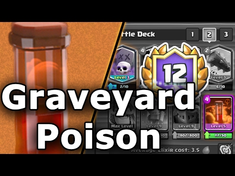 Clash Royale | Graveyard Poison Deck Guide | 12 Win Grand Challenge