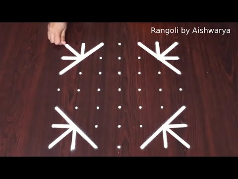 Daily Gadapa Muggulu – Easy Doorstep Rangoli for Home Entrance