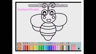 Bee Coloring Pages For Kids