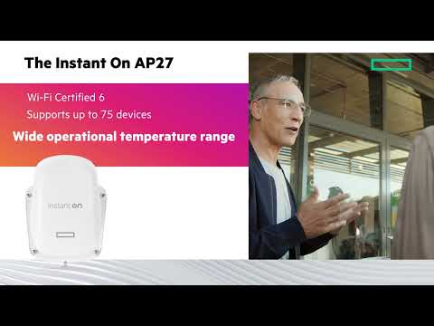 HPE Networking Instant On Access Point AP27