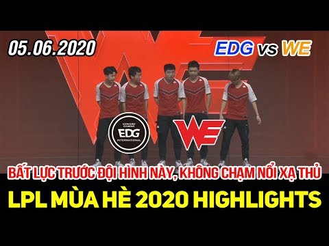 [LPL 2020] EDG vs WE Game 3 Highlights | Bất lực trước đội hình full bảo kê, không chạm nổi xạ thủ