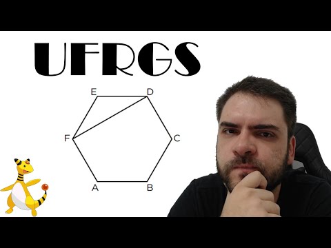 UFRGS/2015 Considere o hexágono regular ABCDEF, no qual foi traçado o segmento FD medindo 6 cm,