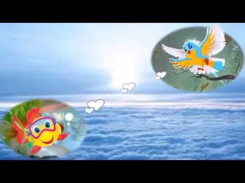 Nicole VALERIE "UN PETIT POISSON, UN PETIT OISEAU" (Chansons enfantine) HD