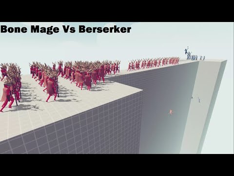 145v15 Bone Mage Vs Berserker-Totally Accurate Battle Simulator