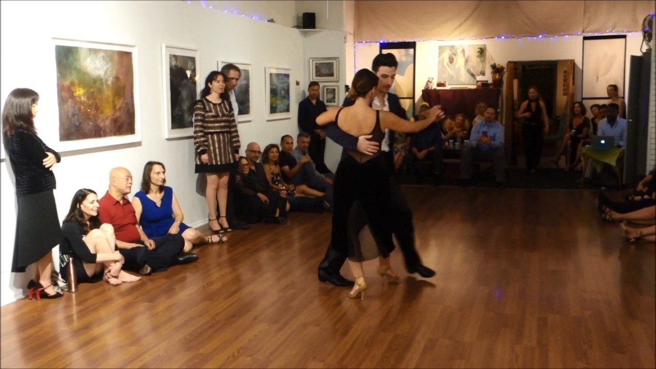 Ricardo Biggeri/Yuliana Basmajyan dance Compadron at Milonga Porteña