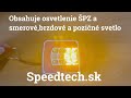 Združené LED svetlo na prívesný vozík 12V - 4 prvkové pravé ECER (106x99x35mm) - Video Youtube