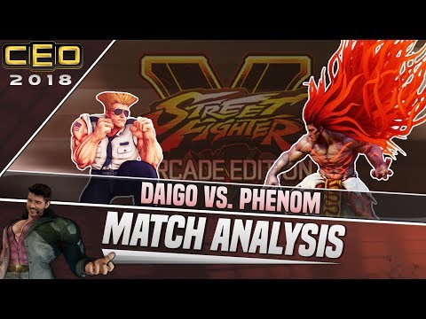 SFV AE Match Analysis: CEO 2018 - Daigo vs. Phenom