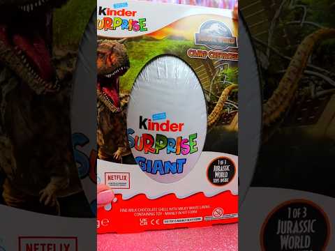 ASMR UNBOXING Dinosaur YUMMY Egg REVIEW ❤️#shorts #asmr #jurassicworld #egg #chocolate #dinosaur