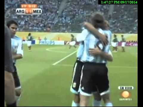 Argentina 2 Mexico 1 - Mundial 2006 (RELATO TELEVISA)